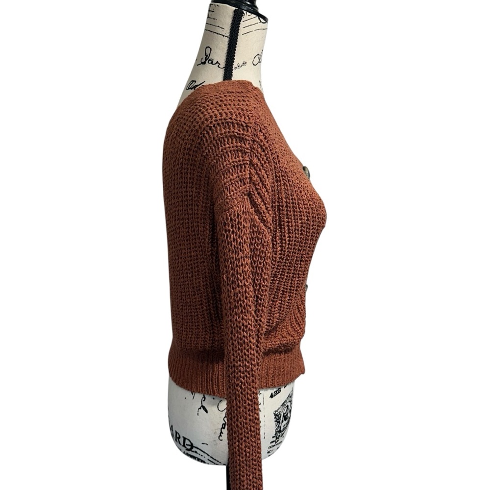 Moon & Madison Thick‎ Chunky Knit Fall Cardigan Sweater, S - Picture 3 of 11